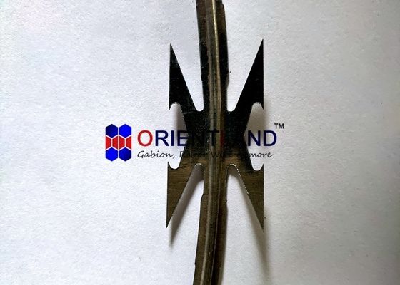 Sharp Helical Cbt60 Concertina Razor Barbed Wire Hot Rich Galvanized Steel