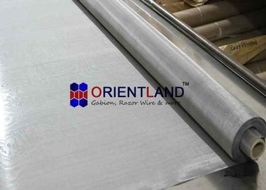 304 Stainless Steel Wire Cloth Mesh Plain Weave 30m Length Customized Width